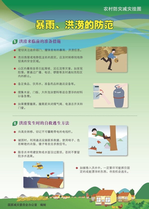 暴雨洪澇的防范圖片