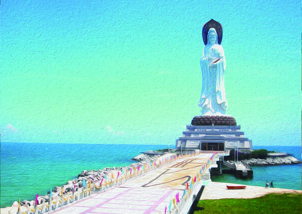 南海觀世音圖片