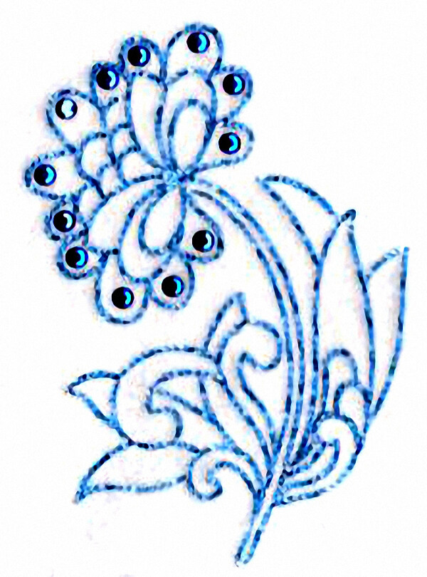 繡花時(shí)尚休閑女裝成熟優(yōu)雅女裝植物花卉免費(fèi)素材