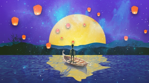 中秋節(jié)插畫