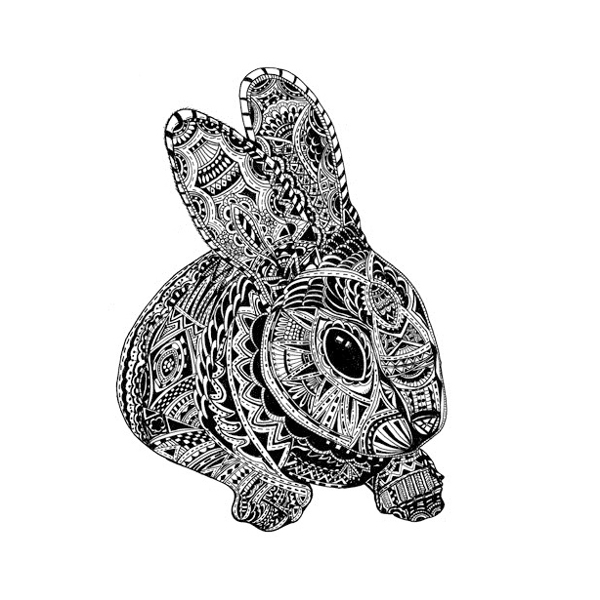 位圖插畫時尚插畫動物插畫藝術效果免費素材