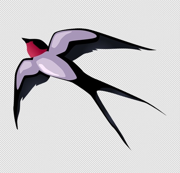卡通鳥