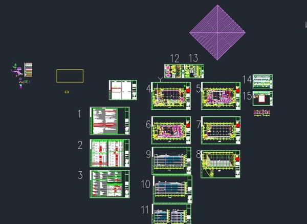 四层工业厂房车间设计图