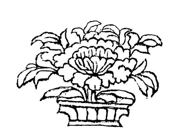清代花鳥圖案中國傳統(tǒng)圖案0070