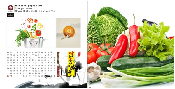 菜譜菜式畫(huà)冊(cè)設(shè)計(jì)