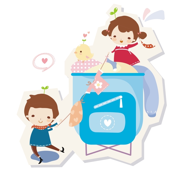 最新韓國矢量卡通素材336