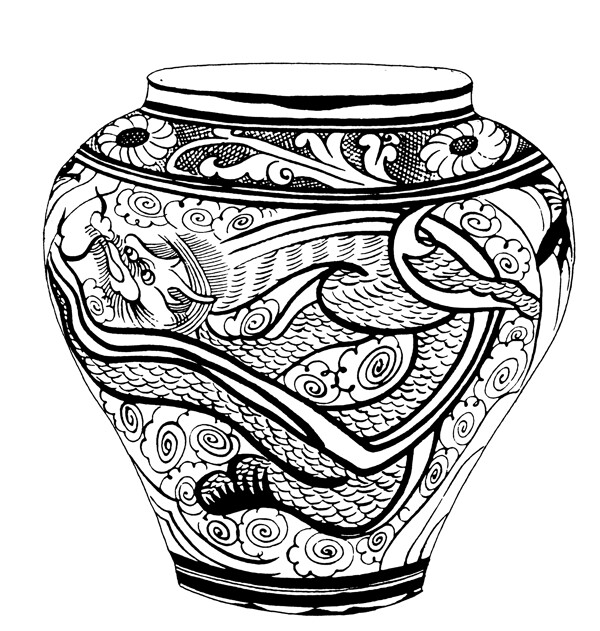 器物圖案兩宋時(shí)代圖案中國傳統(tǒng)圖案046
