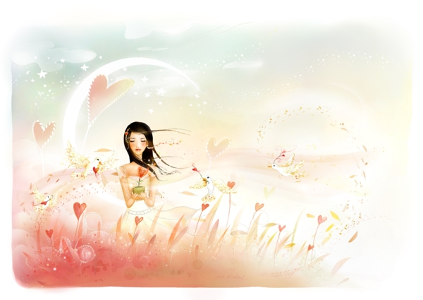 夢幻插畫1圖片