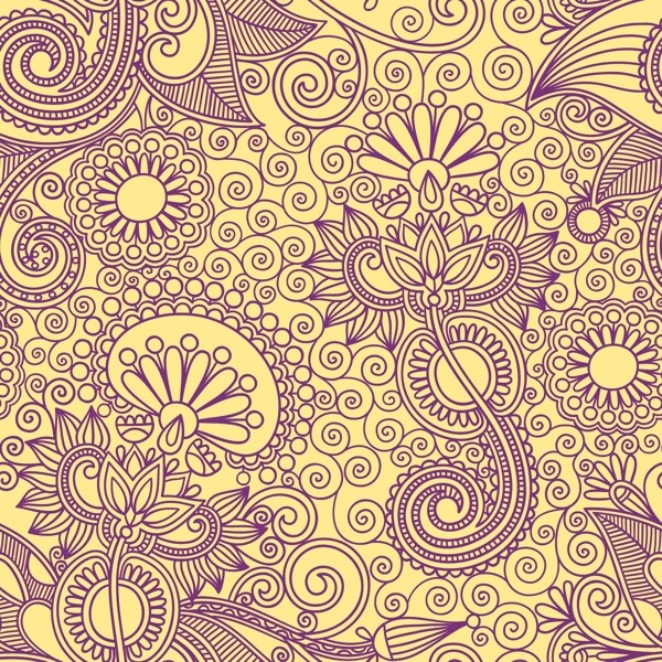 壁紙花紋矢量圖