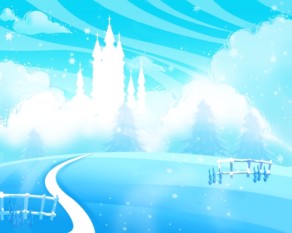 移門雪景