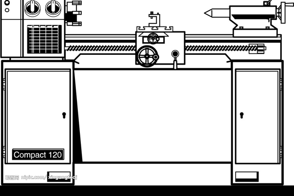 矢量车床图片