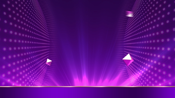 2019年度盛典梦幻紫色广告背景素材