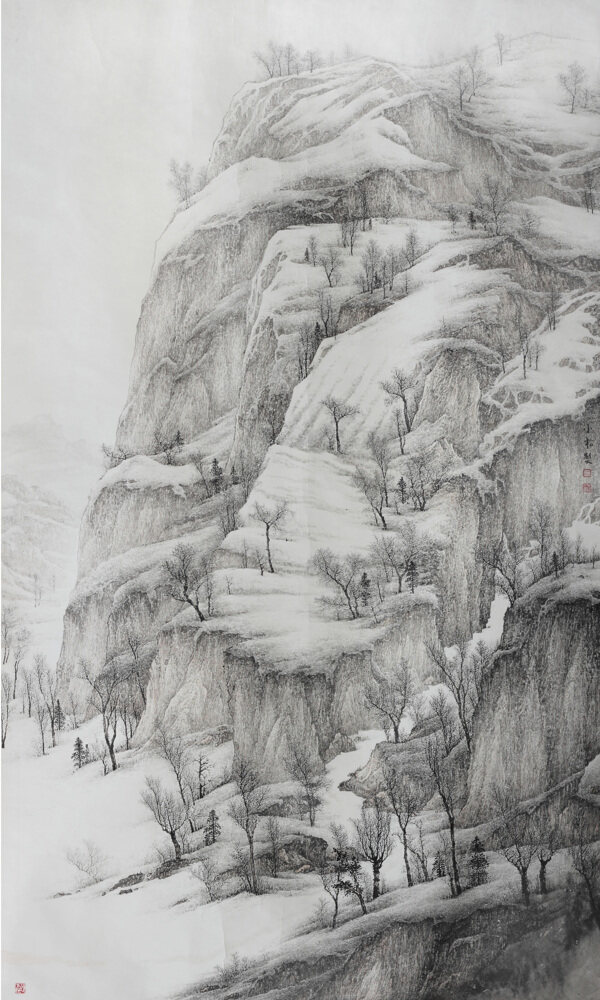 東山雪潤圖片