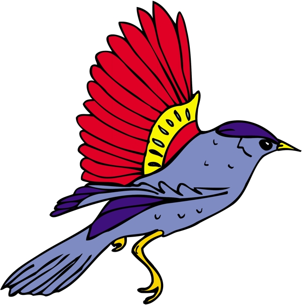 各種鳥類鳥動(dòng)物矢量素材EPS格式0046