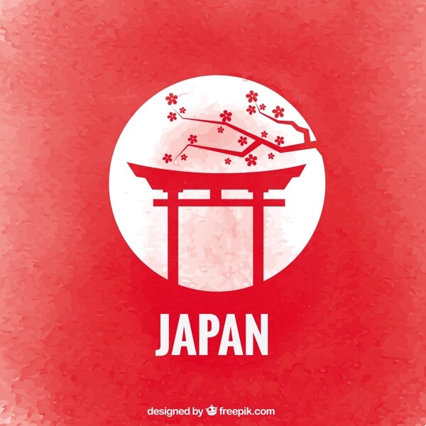 日本櫻花背景