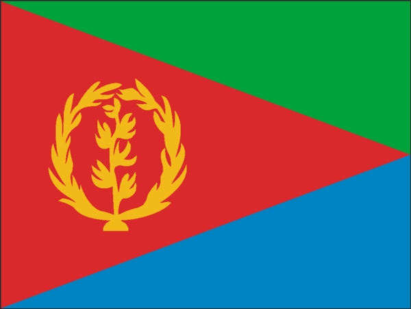 矢量厄立特里亚省国旗