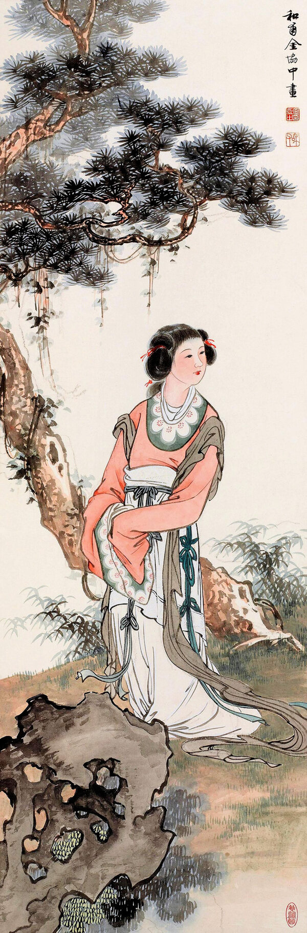 仕女圖圖片