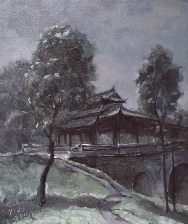 風(fēng)景油畫圖片