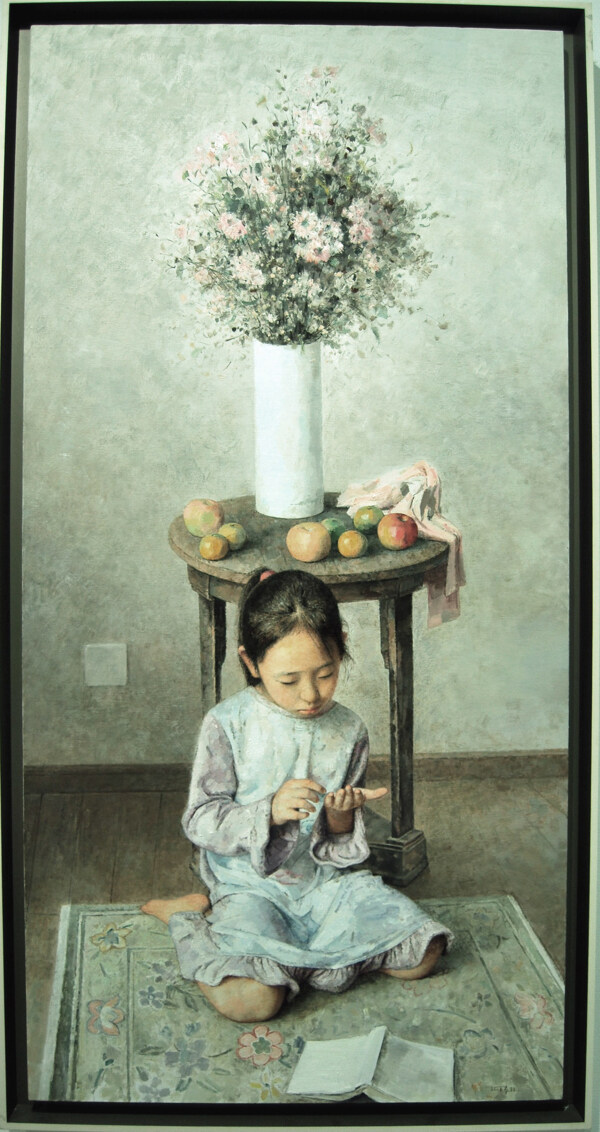 小學(xué)生油畫圖片