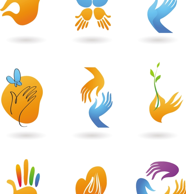 手形LOGO矢量