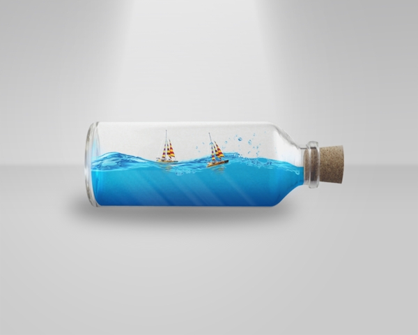 迷你水瓶素材空間圖片