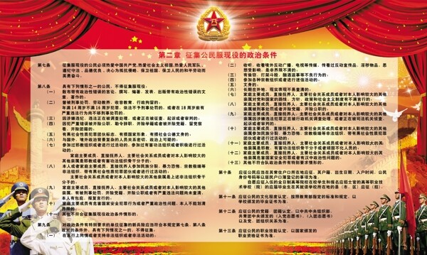 征兵宣傳展版圖片