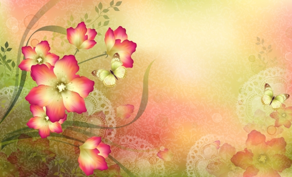 花朵背景素材