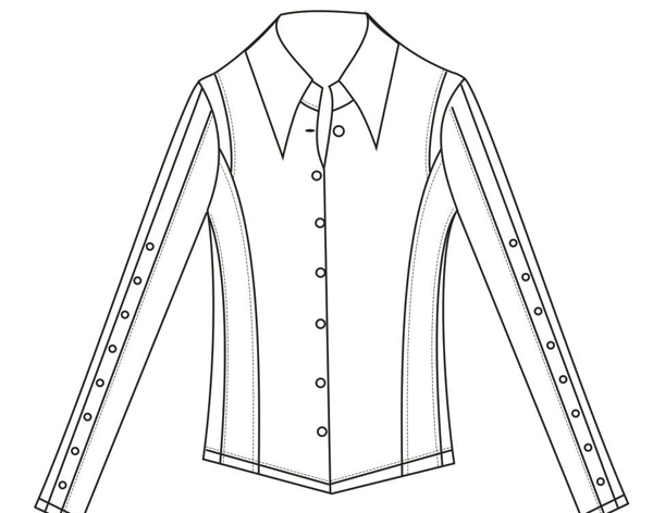 服裝款式圖圖片