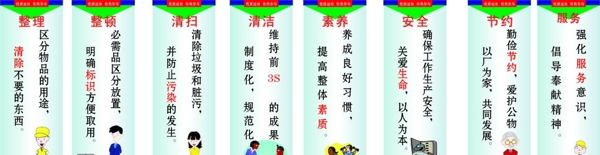 6S標(biāo)識牌圖片