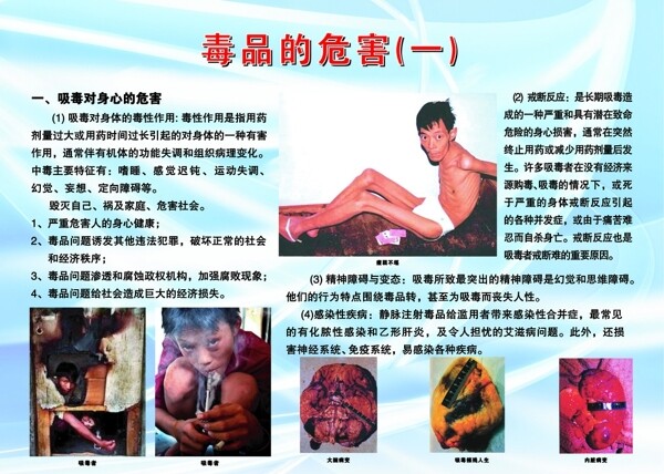 毒品的危害圖片