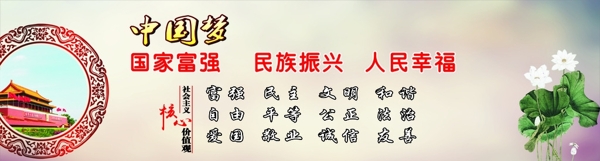 中國夢宣傳欄