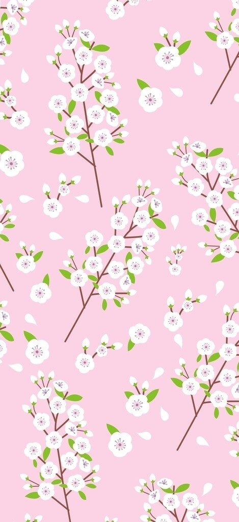 無縫背景碎花矢量圖