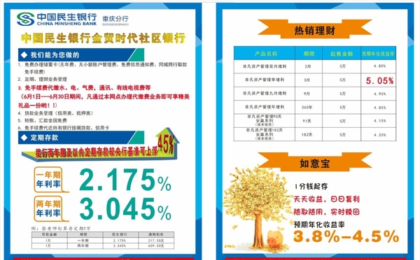 DM單民生銀行理財(cái)