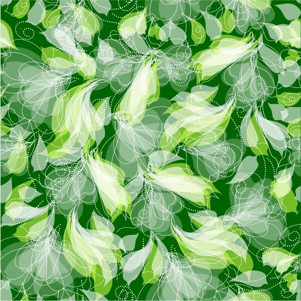 綠色葉背景矢量素材04