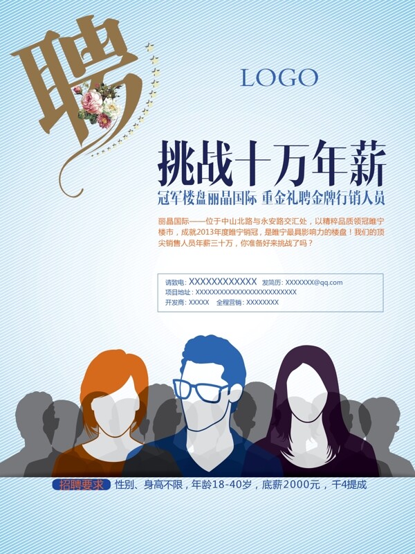 招聘海報圖片