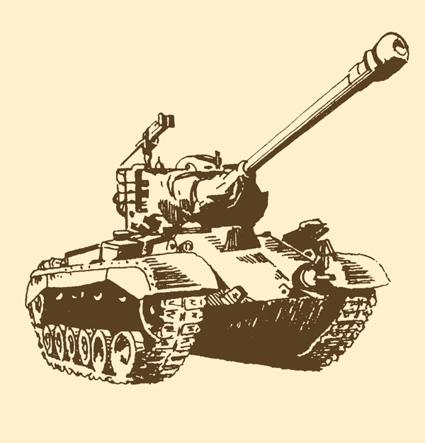 美国m36式中型坦克图片