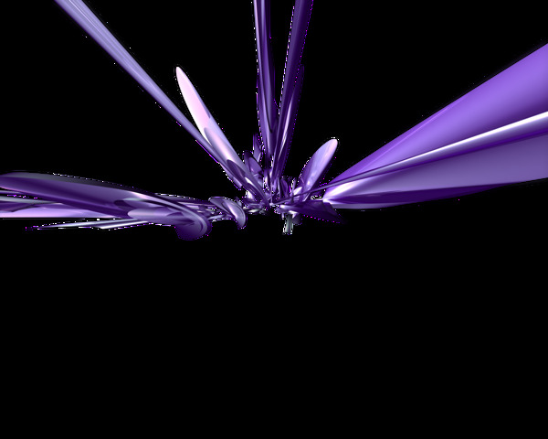 抽象紫色线条图形免抠png透明素材