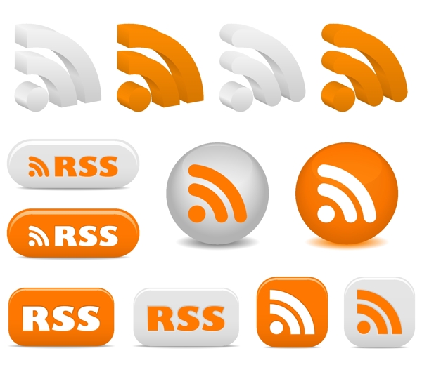 RSSFeed圖標(biāo)矢量