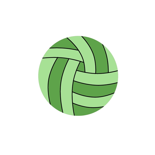 绿色沙滩球