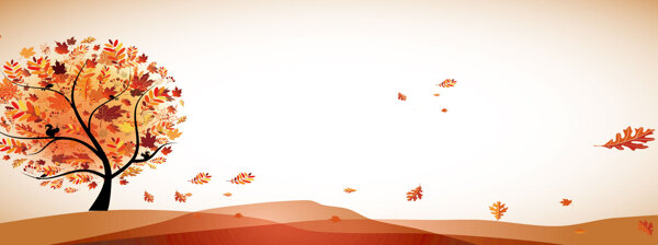 秋季風(fēng)景海報(bào)