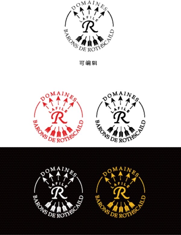 拉菲葡萄酒标志logo