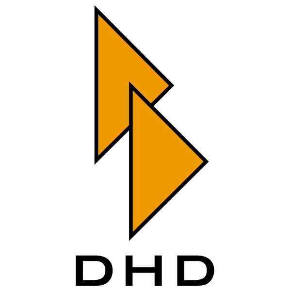 DHD帆船状彩色ogo设计