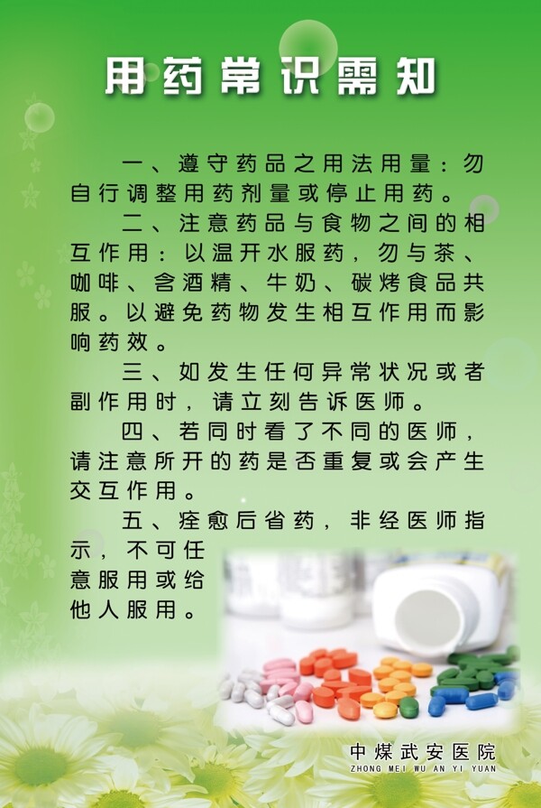 用藥須知圖片