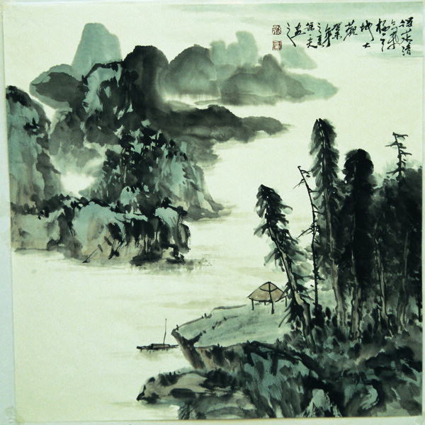 山水風(fēng)景裝飾畫(huà)圖片