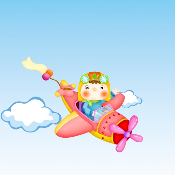 開飛機
