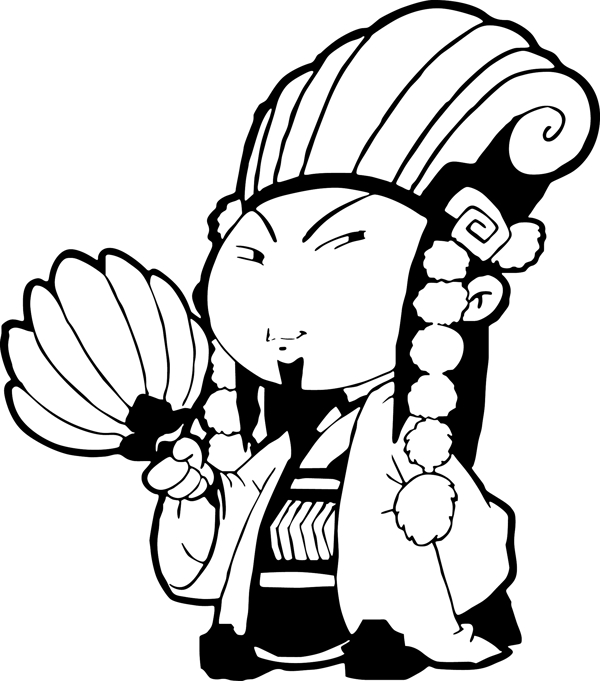 Q版孔明圖片
