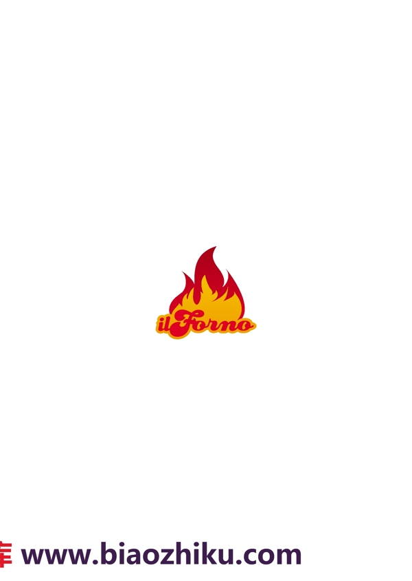 IlFornologo設計欣賞IlForno知名餐廳標志下載標志設計欣賞