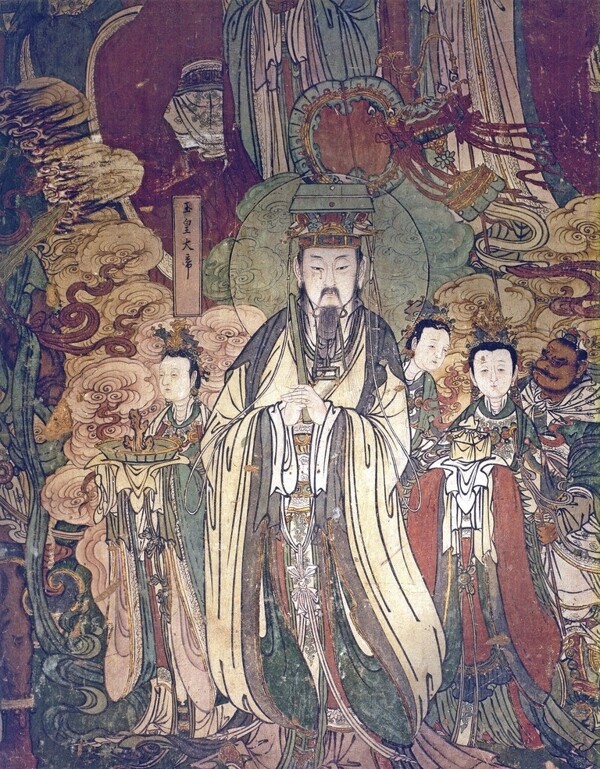 毗卢寺壁画玉皇大帝图片