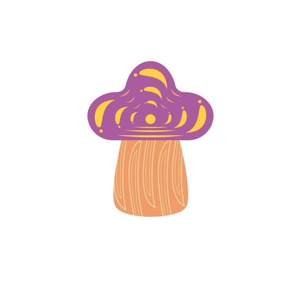 蘑菇装饰设计元素