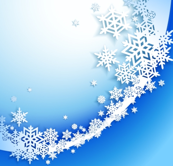 雪花邊框圖片
